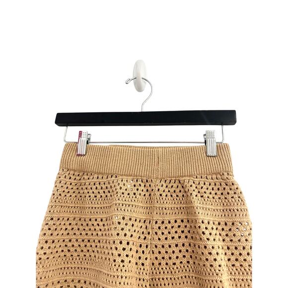 Sincerely Jules Tan Brown Crochet Shorts - Picture 4 of 6